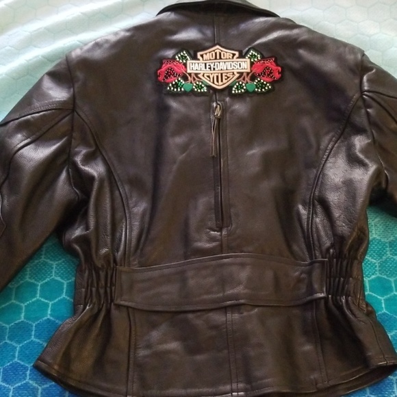 Ladies Riding Leather jacket - Picture 3 of 4